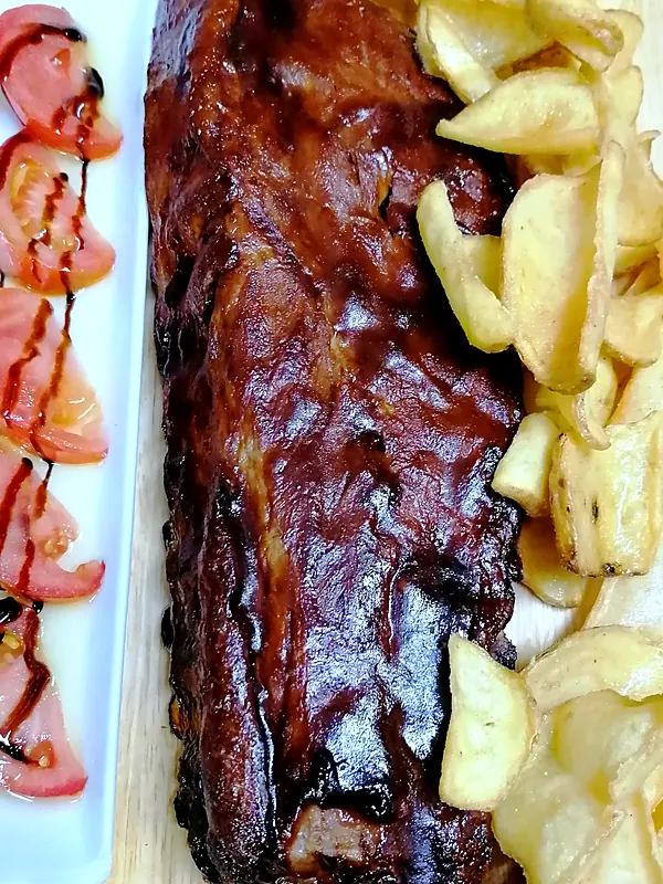 Costillar asado